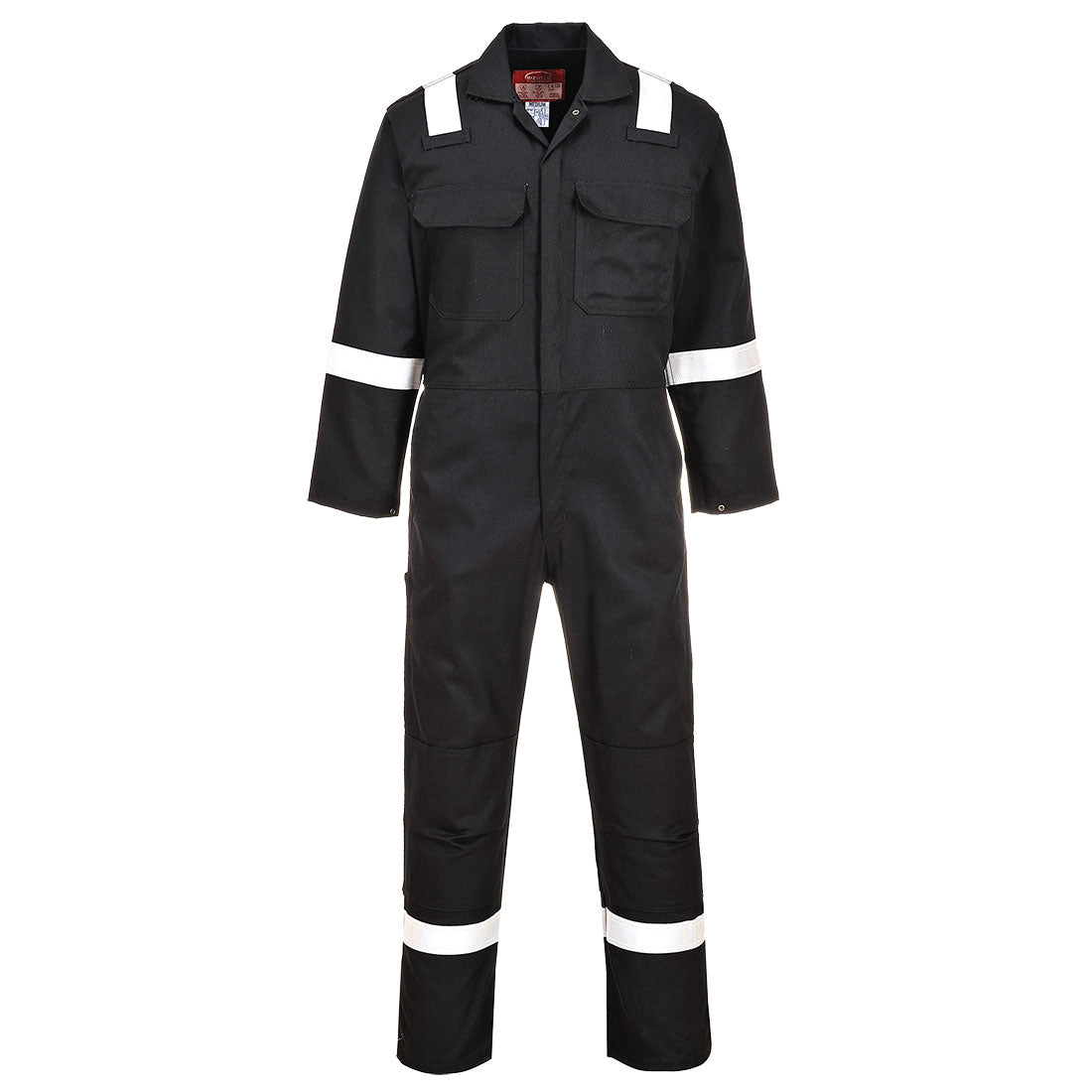 Hazkit - Portwest Regular Bizweld Iona Arc Flame Retardant Overalls - Black BIZ5 - Portwest