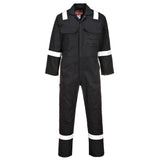 Hazkit - Portwest Regular Bizweld Iona Arc Flame Retardant Overalls - Black BIZ5 - Portwest