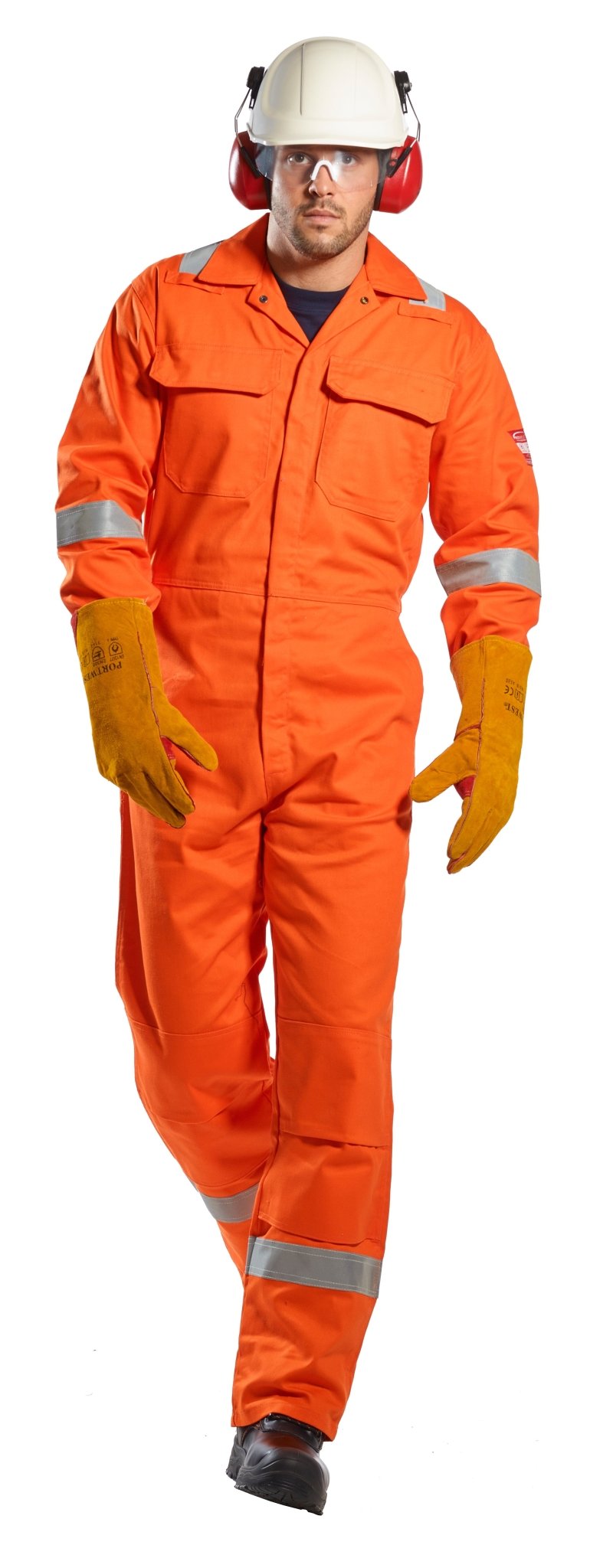 Hazkit - Portwest Regular Bizweld Iona Arc Flame Retardant Overalls - Black BIZ5 - Portwest