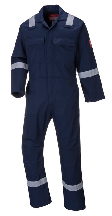 Hazkit - Portwest Regular Bizweld Iona Arc Flame Retardant Coverall - Navy Blue BIZ5 - Portwest