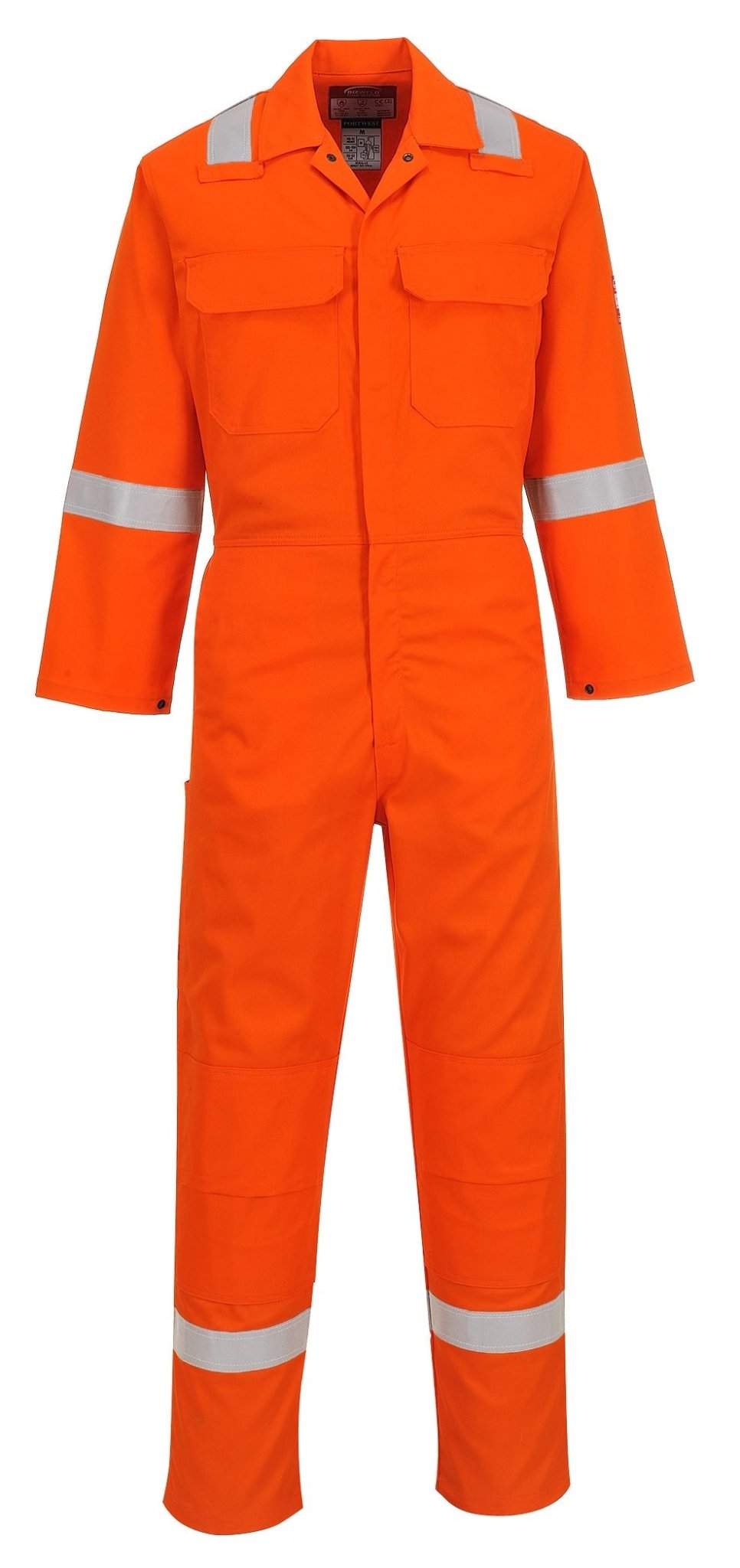 Hazkit - Portwest Regular Bizweld Iona Arc Flame Retardant Overalls - Orange BIZ5 - Portwest
