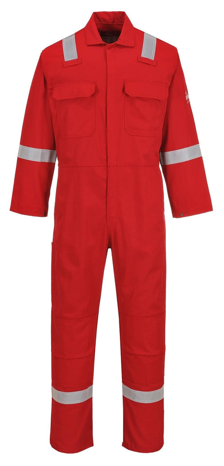 Hazkit - Portwest Regular Bizweld Iona Arc Flame Retardant Overalls - Red BIZ5 - Portwest