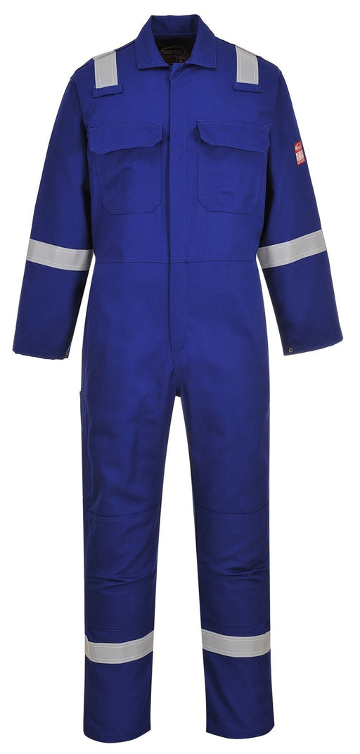 Hazkit - Portwest Regular Bizweld Iona Arc Flame Retardant Coverall - Royal Blue BIZ5 - Portwest