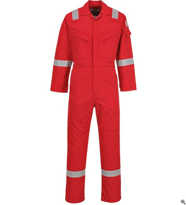 Hazkit - Portwest Regular FR50 Bizflame Plus Iona Reflective Flame Retardant Anti Static Overalls Various Colours - Portwest