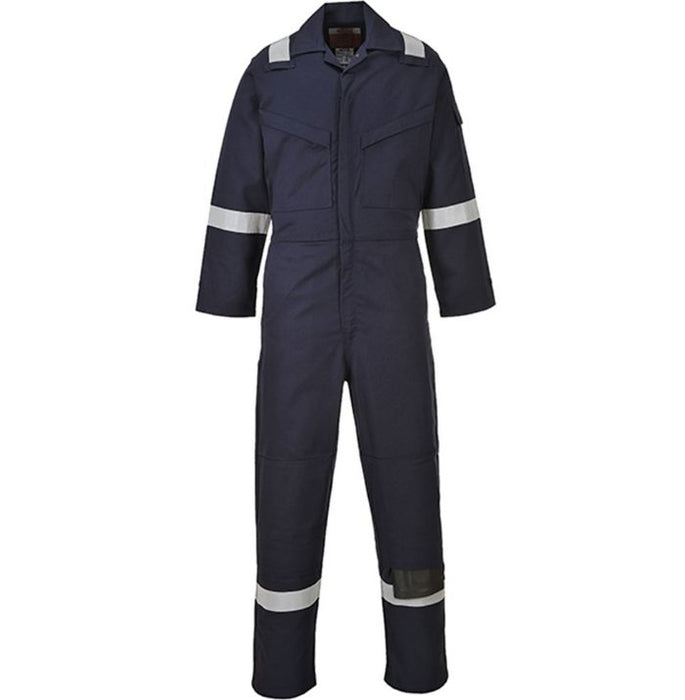 Hazkit - Portwest Regular FR50 Bizflame Plus Iona Reflective Flame Retardant Anti Static Overalls Various Colours - Portwest