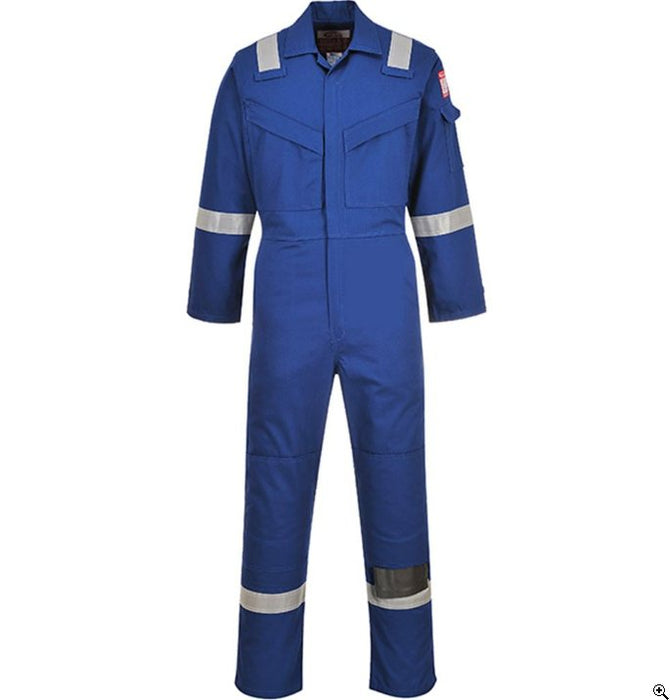 Hazkit - Portwest Regular FR50 Bizflame Plus Iona Reflective Flame Retardant Anti Static Coverall Various Colours - Portwest