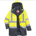 Hazkit - Portwest S779 Yellow/Navy Bizflame Weatherproof Flame Resistant Anti Static Hi Vis Jacket - Portwest