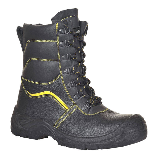 Hazkit - Portwest Steelite Fur Lined Protector Antistatic Oil Resistant Cold Protection S3 Boots - FW05 - Portwest