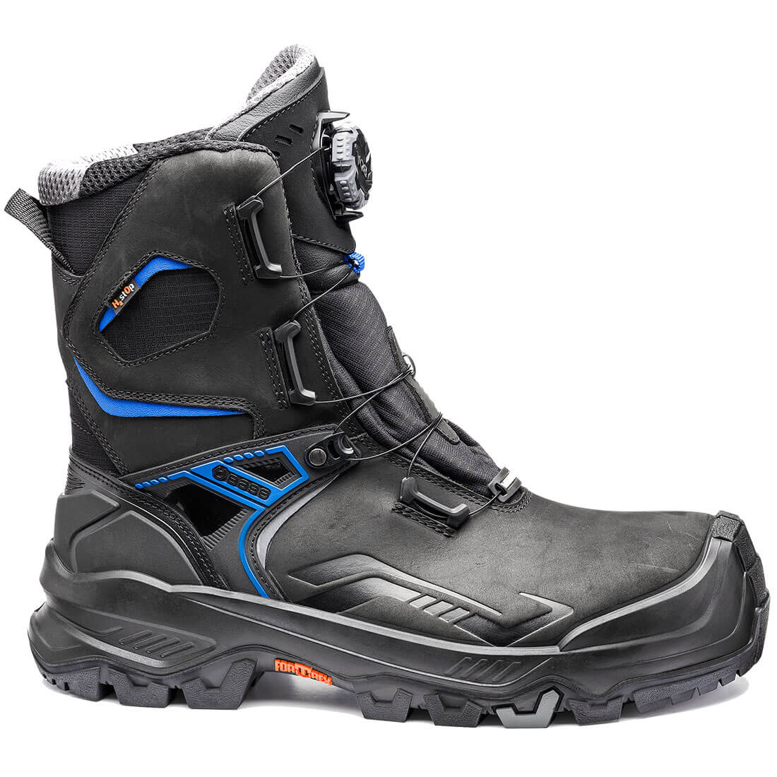 Hazkit - Portwest T - ROBUST Fortrex S3 Anti - static Oil Resistant Safety Boots - Black B1613 - Portwest