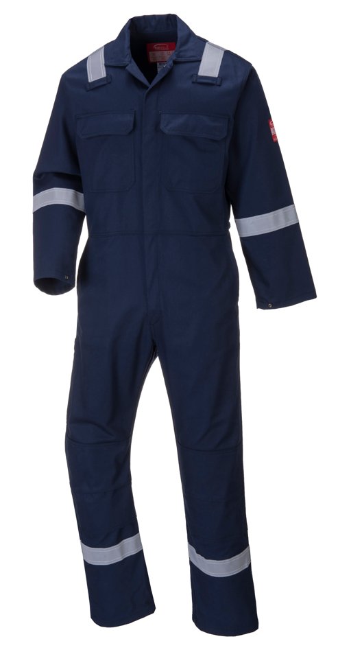 Hazkit - Portwest Tall Bizweld Iona Arc Flame Retardant Overalls - Orange or Navy BIZ5 - Portwest