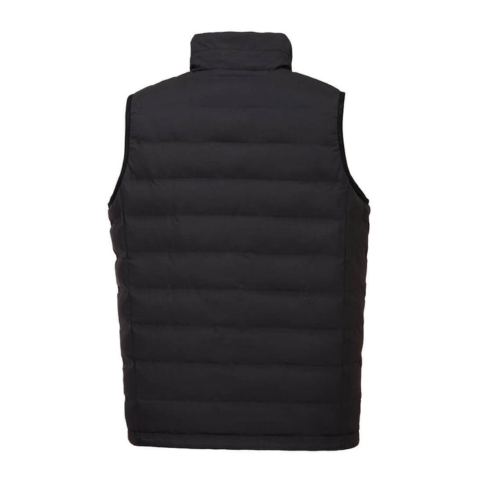 Hazkit - Portwest Ultrasonic Battery Powered Heated Water Resistant Tunnel Gilet - Black S549 - Portwest