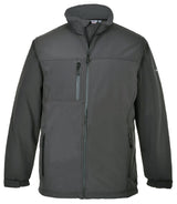 Hazkit - Portwest Windproof and Water Resistant Softshell Jacket - Grey TK50 - Portwest