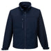 Hazkit - Portwest Windproof and Water Resistant Softshell Jacket - Navy Blue TK50 - Portwest