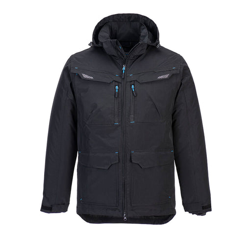 Hazkit - Portwest WX3 Waterproof Thermal Winter Jacket - Black T740 - Portwest