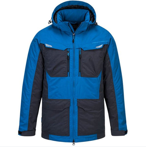 Hazkit - Portwest WX3 Waterproof Thermal Winter Jacket - Blue T740 - Portwest