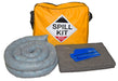 Hazkit - Railway Vehicle Orange Hi Vis Spill Kits - General Purpose - Treats 40 litres - Fentex