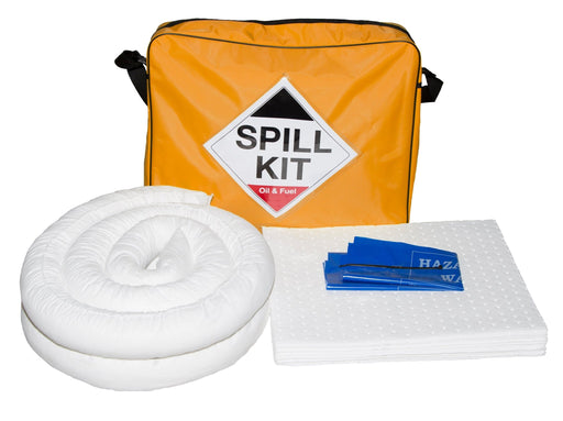 Hazkit - Railway Vehicle Orange Hi Vis Spill Kits - Oil and Fuel - Treats 40 litres - Fentex