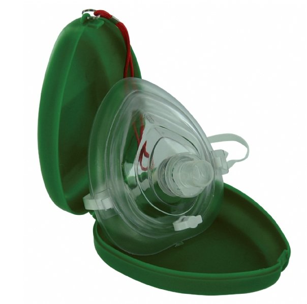 Hazkit - Resuscitation Pocket Face Cover - CPR Ready - Clam shell Protective Case Included - HypaGuard