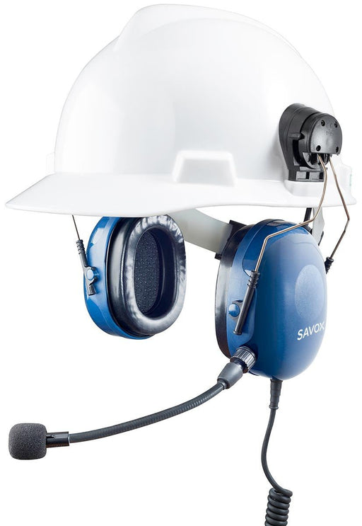 Hazkit - Savox Classic NOISE-COM 400 Helmet Mount Two-way Radio Ear Protection - ATEX Version - Savox