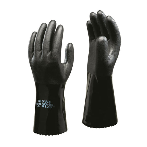 Hazkit - Showa Black PVC Anti-Static ESD Gauntlet - 14″ Long - Showa