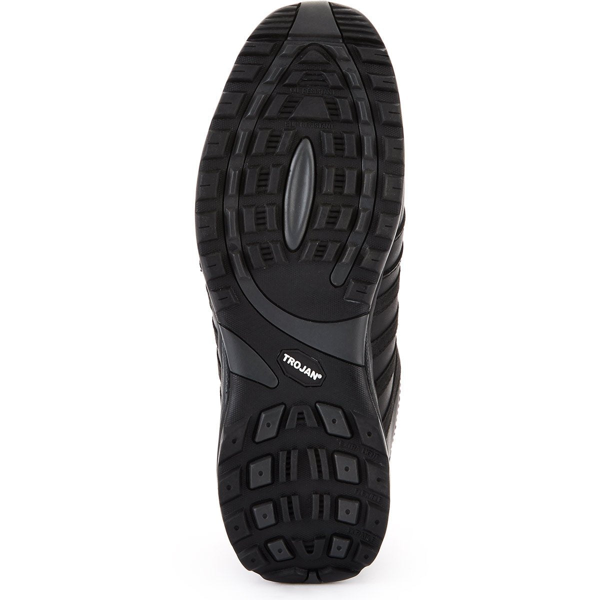 Hazkit - TROJAN Hector Black S1P Anti - static Oil Resistant Safety Trainers - TROJAN