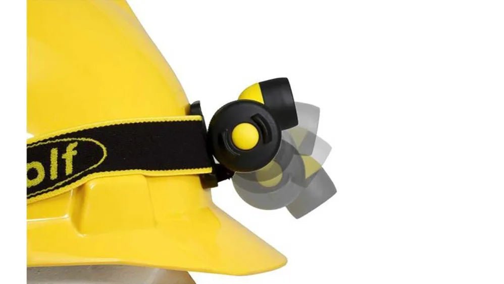 Hazkit - Wolf ZONE 0 Mini Head Torch HT - 400Z0 - ATEX Intrinsically Safe - Lightweight - Wolf Safety Lamps
